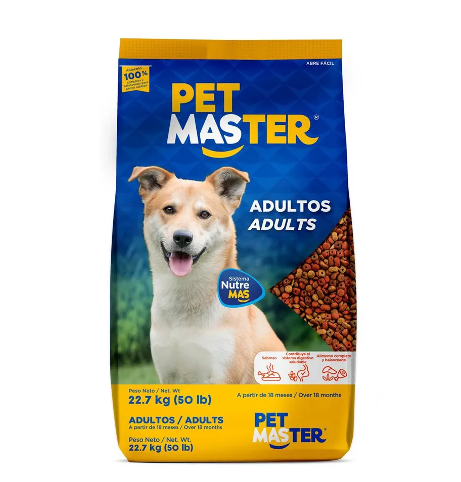 Pet Master Comida para Perro Adulto 22.6 kg