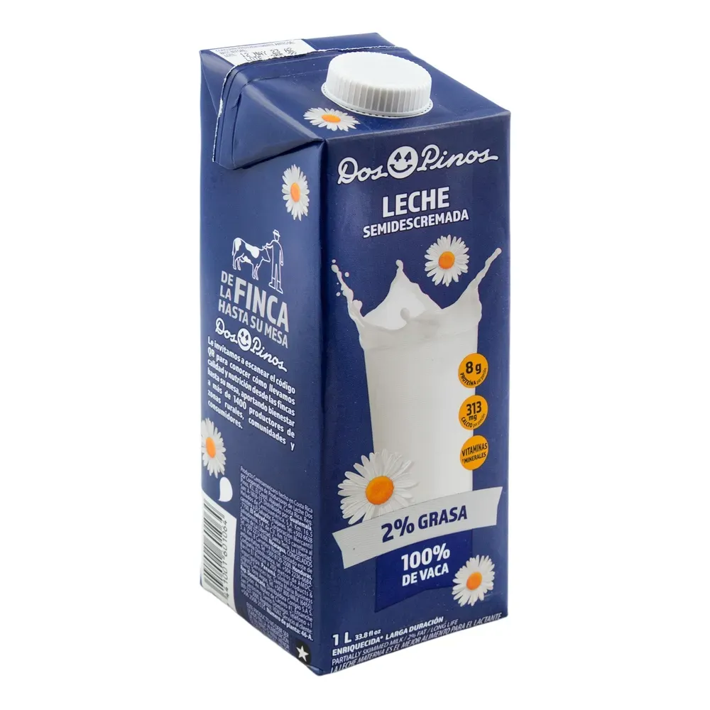 Dos Pinos Leche Semidescremada