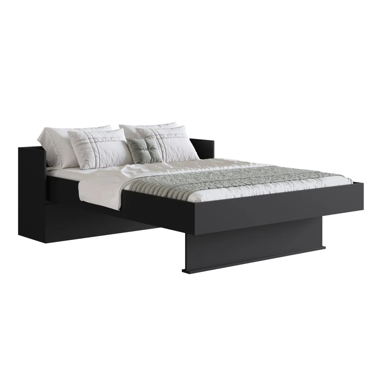 CAMA MATRIMONIAL Articulada negra