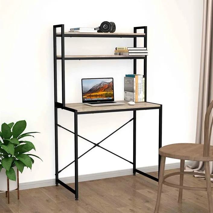 Mesa para computadora Con Librero 80 X 50 X 148.5 Cms