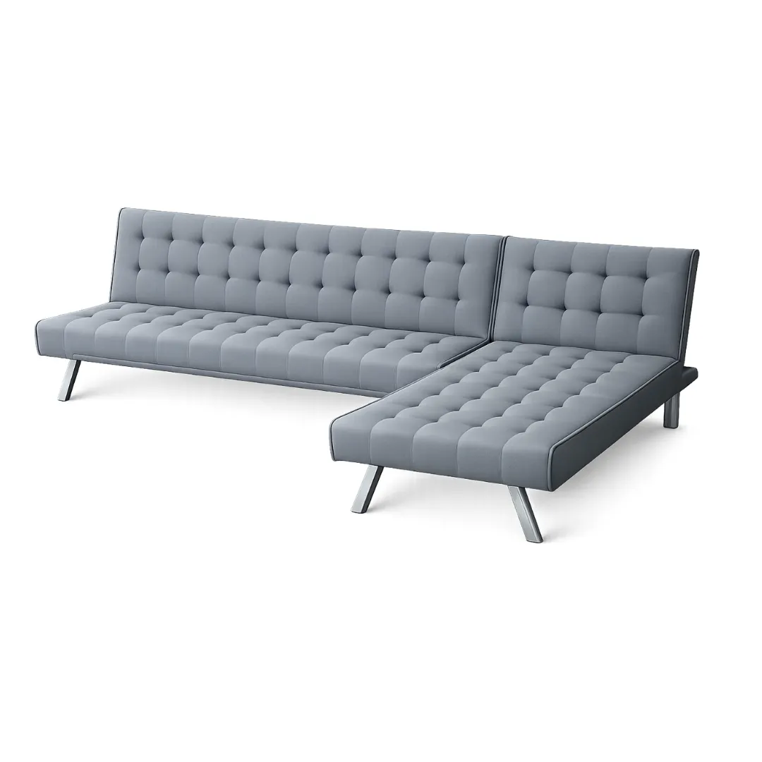 Sofa Cama en L Color Gris