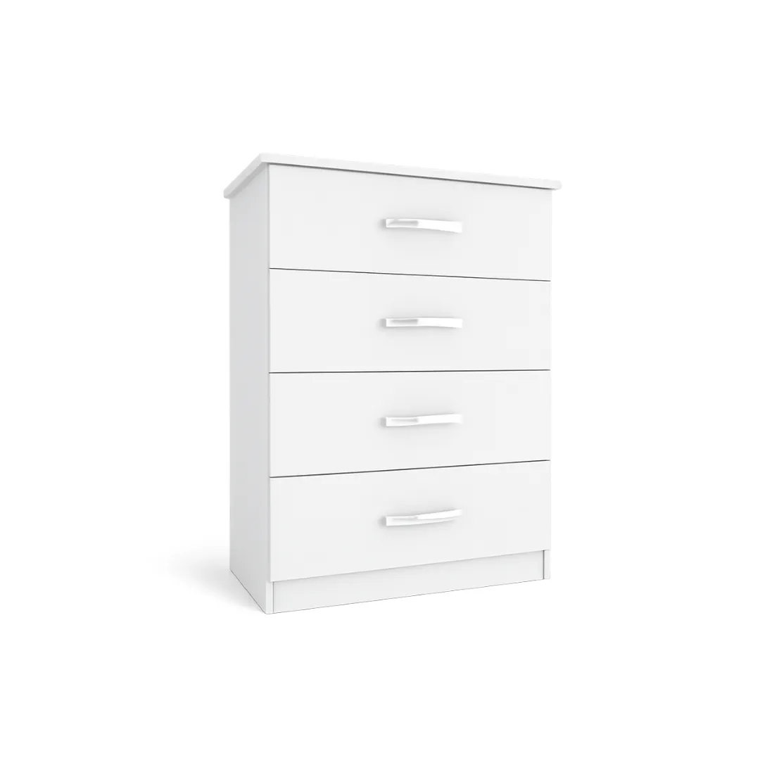 Comoda 4 Gavetas Color Blanco