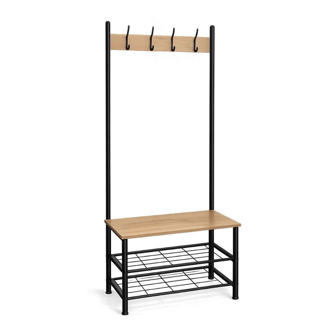 perchero y zapatera 60x40x175 cms