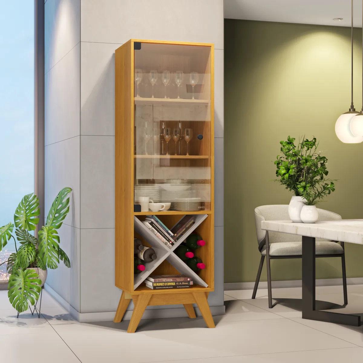 Cristalero Graça miel y marfil